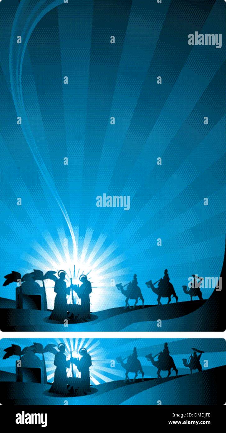 banner nativity scene Stock Vector Image & Art Alamy