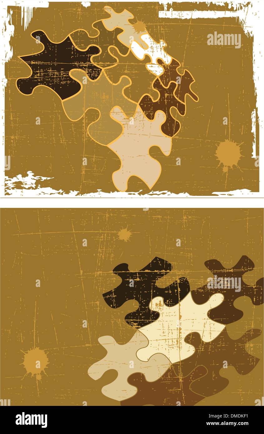 the grunge vector retro abstract background set Stock Vector Image ...