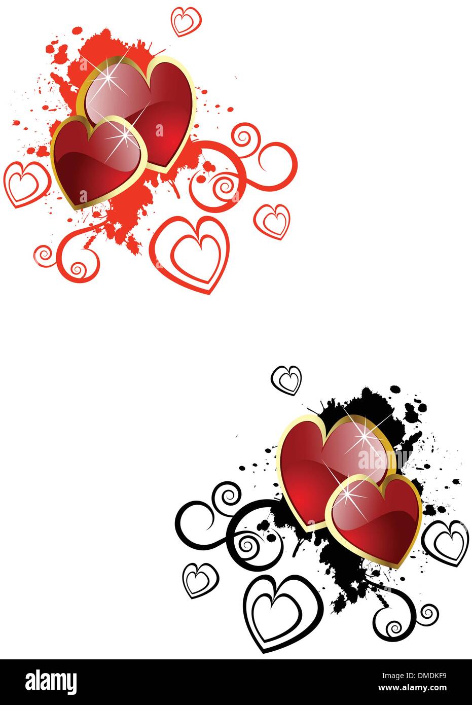the vector valentines day background Stock Vector Image & Art - Alamy