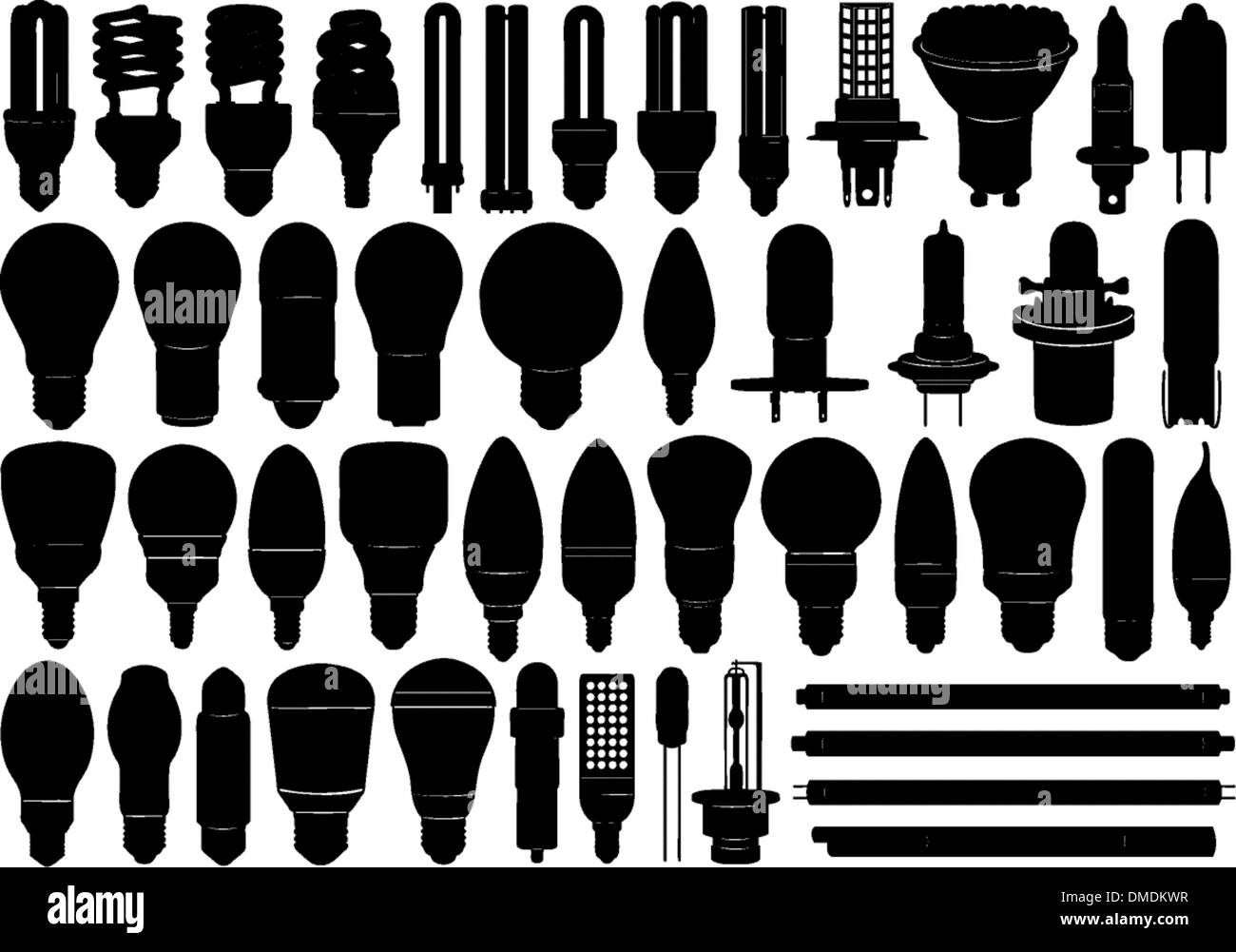 Energy light bulb collage Stock Vector Images - Alamy