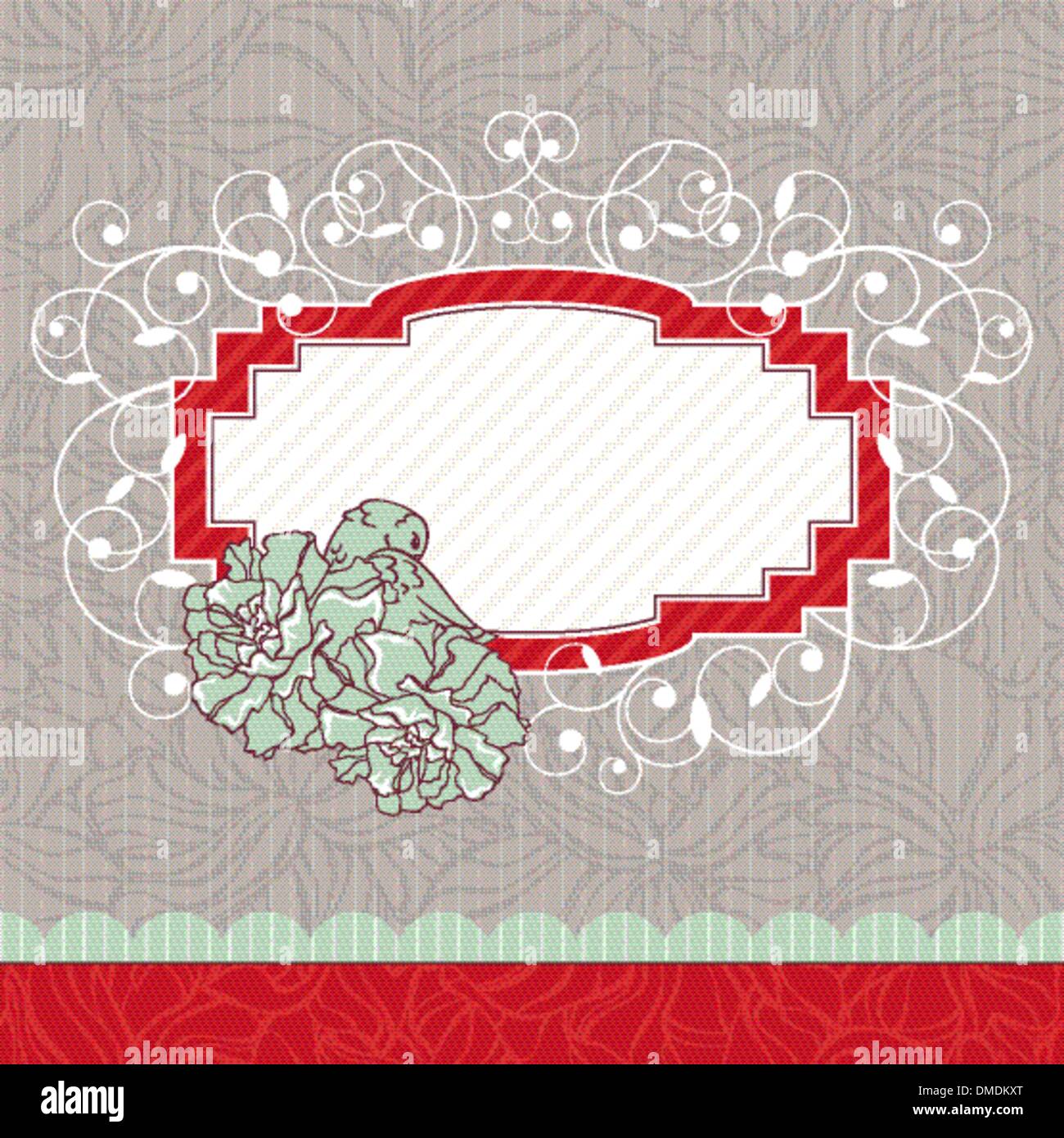 vector floral frame Stock Vector Image & Art - Alamy