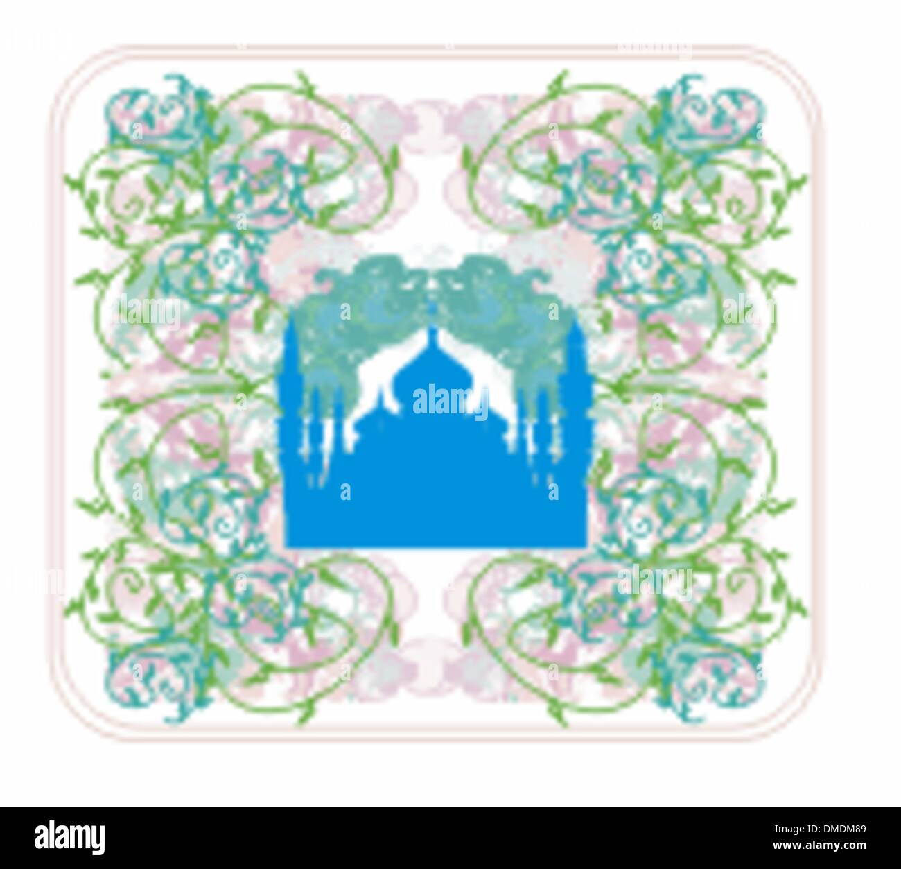 Mosque Pattern Background artistic pattern background with mosque Stock Vector Image & Art - Alamy