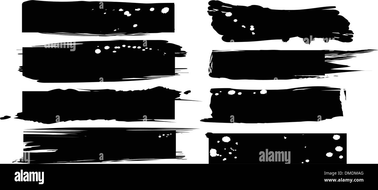 vector black banners set Stock Vector Image & Art - Alamy