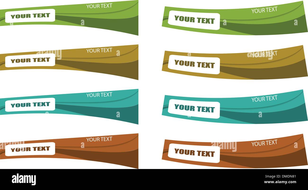 the vector color banner set Stock Vector Image & Art - Alamy