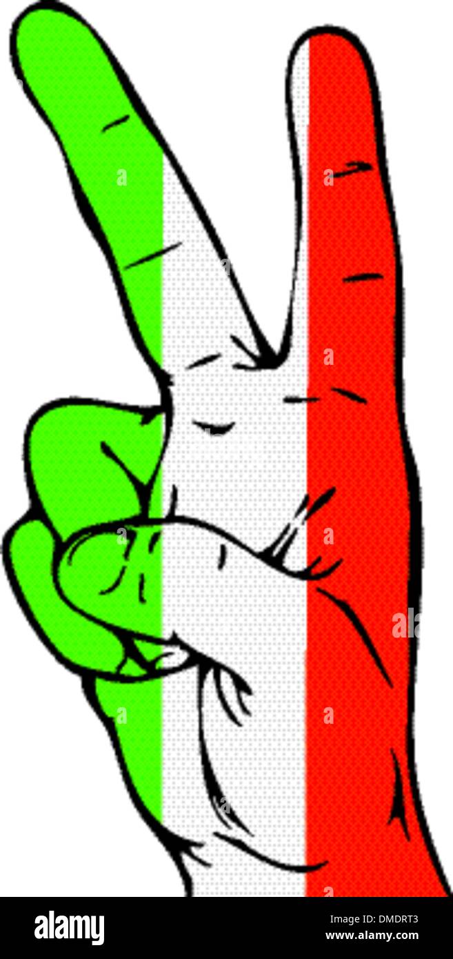 Italian hand gesture Stock Vector Images - Alamy