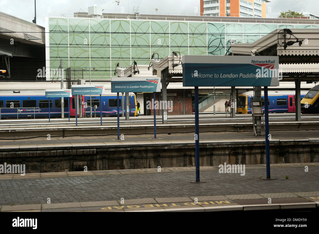 Paddington train station, West London, England, United Kingdom Stock