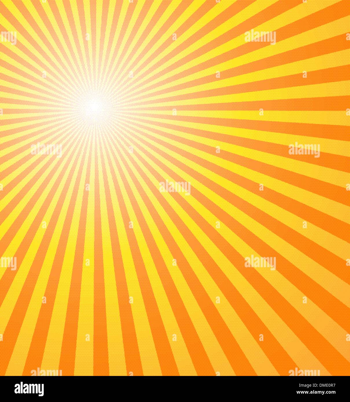 The hot summer sun Stock Vector Image & Art - Alamy