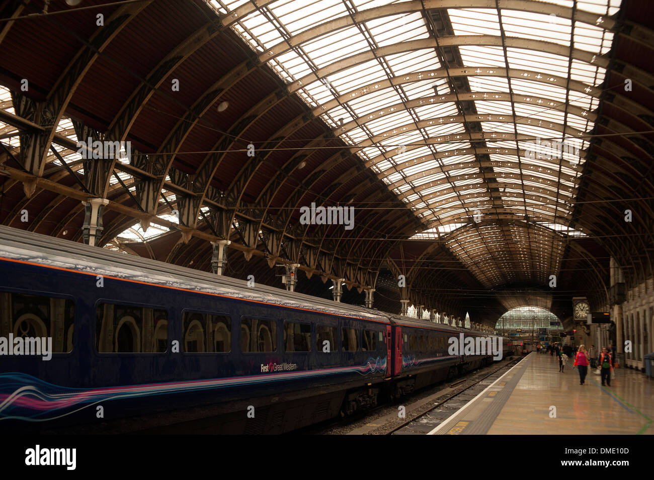 Paddington train station, West London, England, United Kingdom Stock