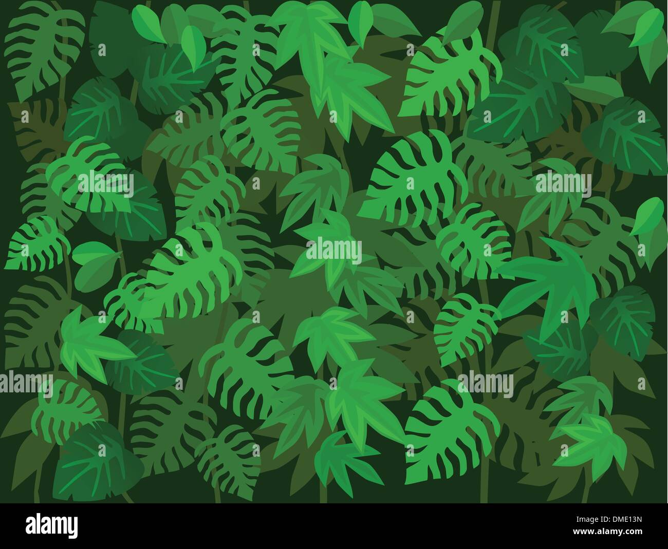 Green leaf background Stock Vector Image & Art - Alamy