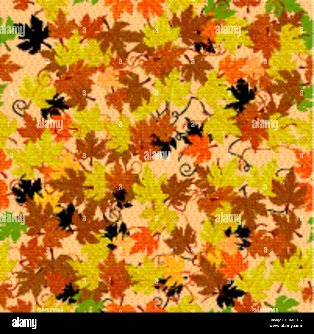 Leaves seamless Stock Vector