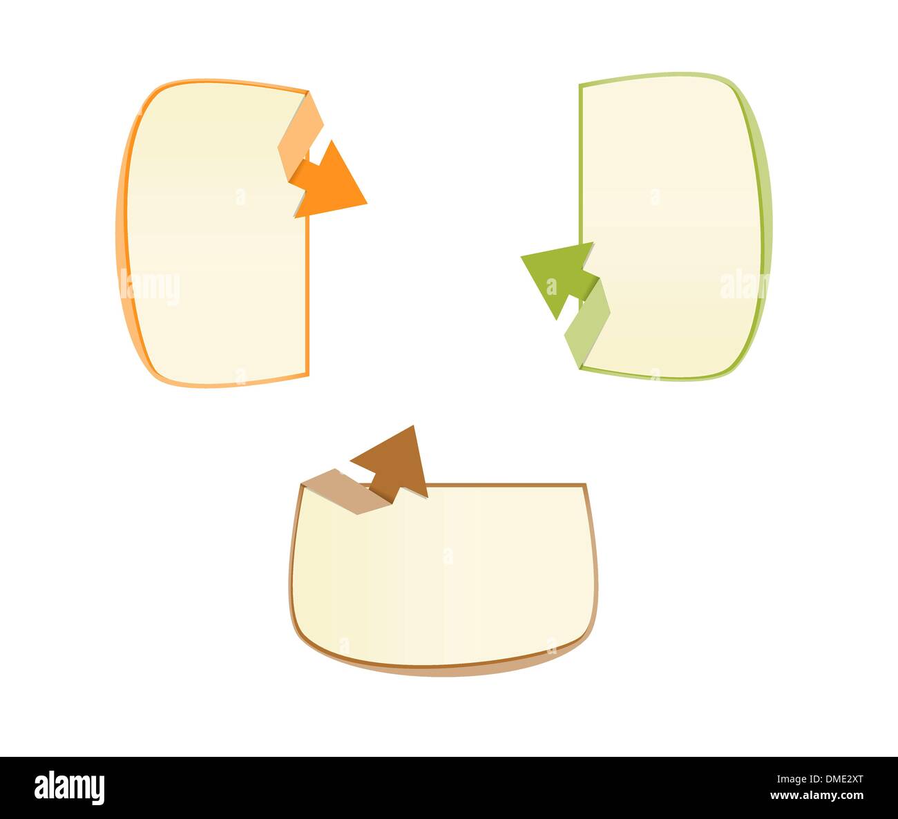 templates with arrow Stock Vector Image & Art - Alamy