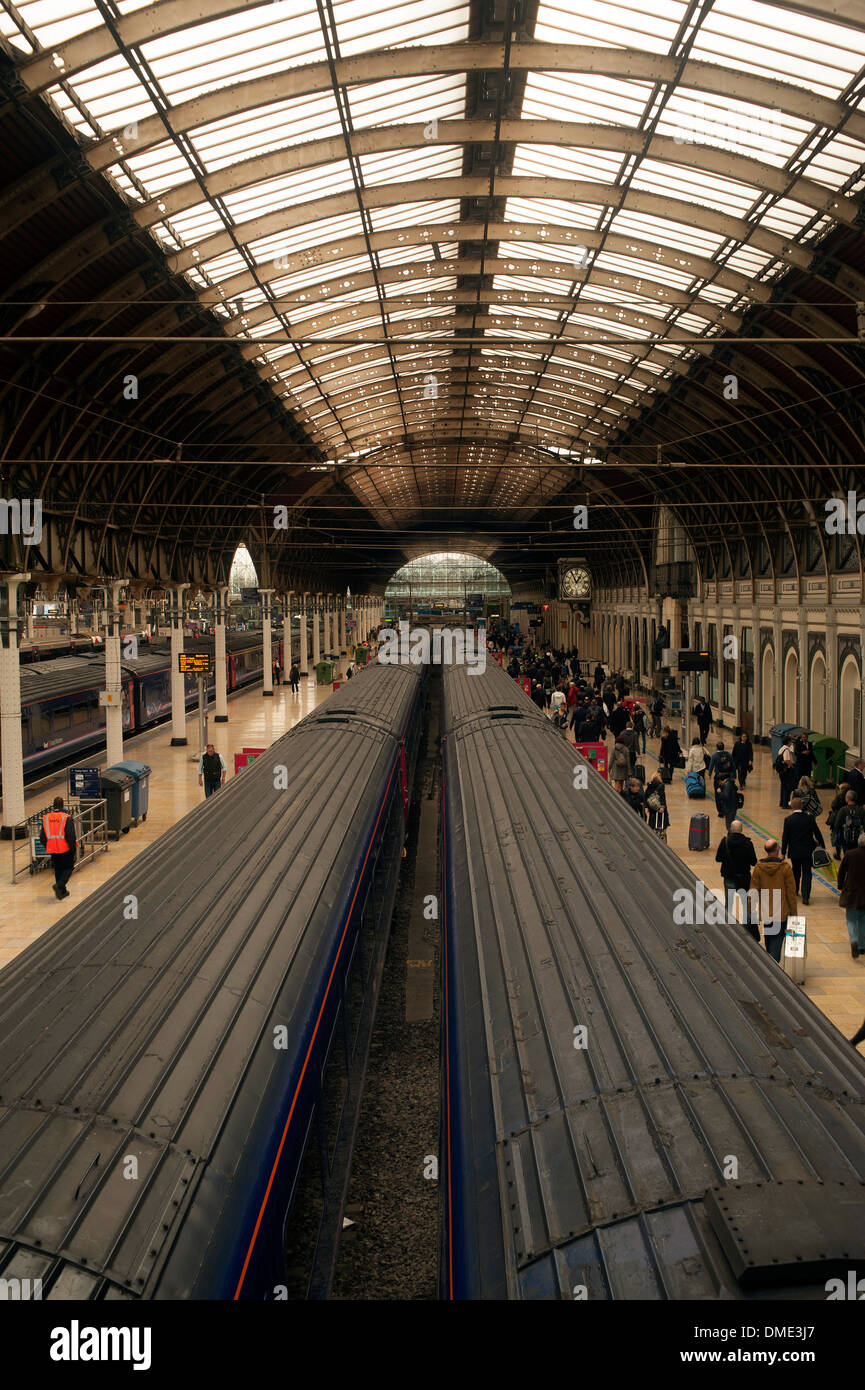 Paddington train station, West London, England, United Kingdom Stock