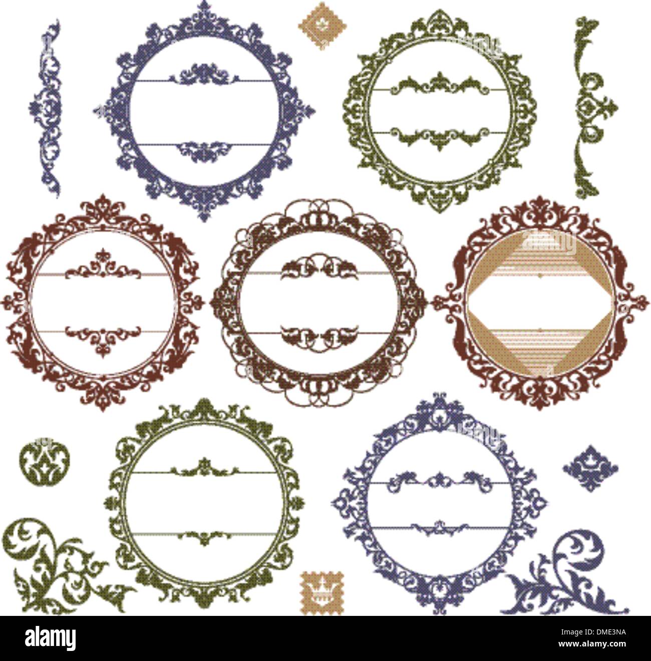 set of royal vintage frames Stock Vector Image & Art - Alamy