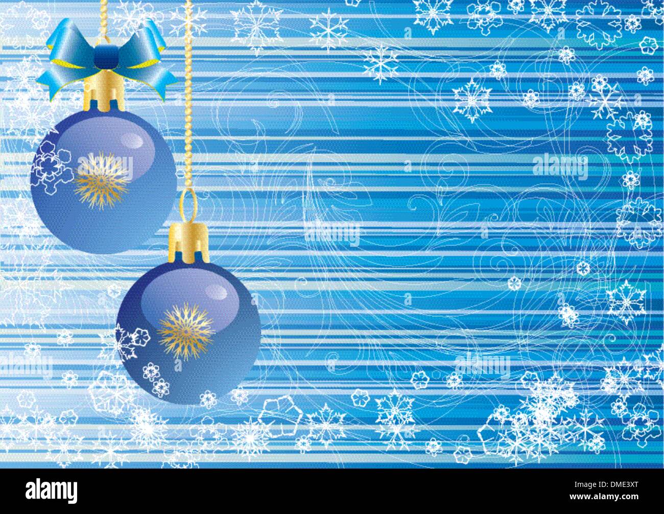 Abstract Christmas a blue background vector Stock Vector Image & Art ...