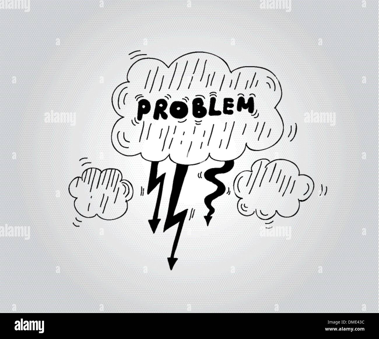 Problem symbol illustration stock vector image art alamy