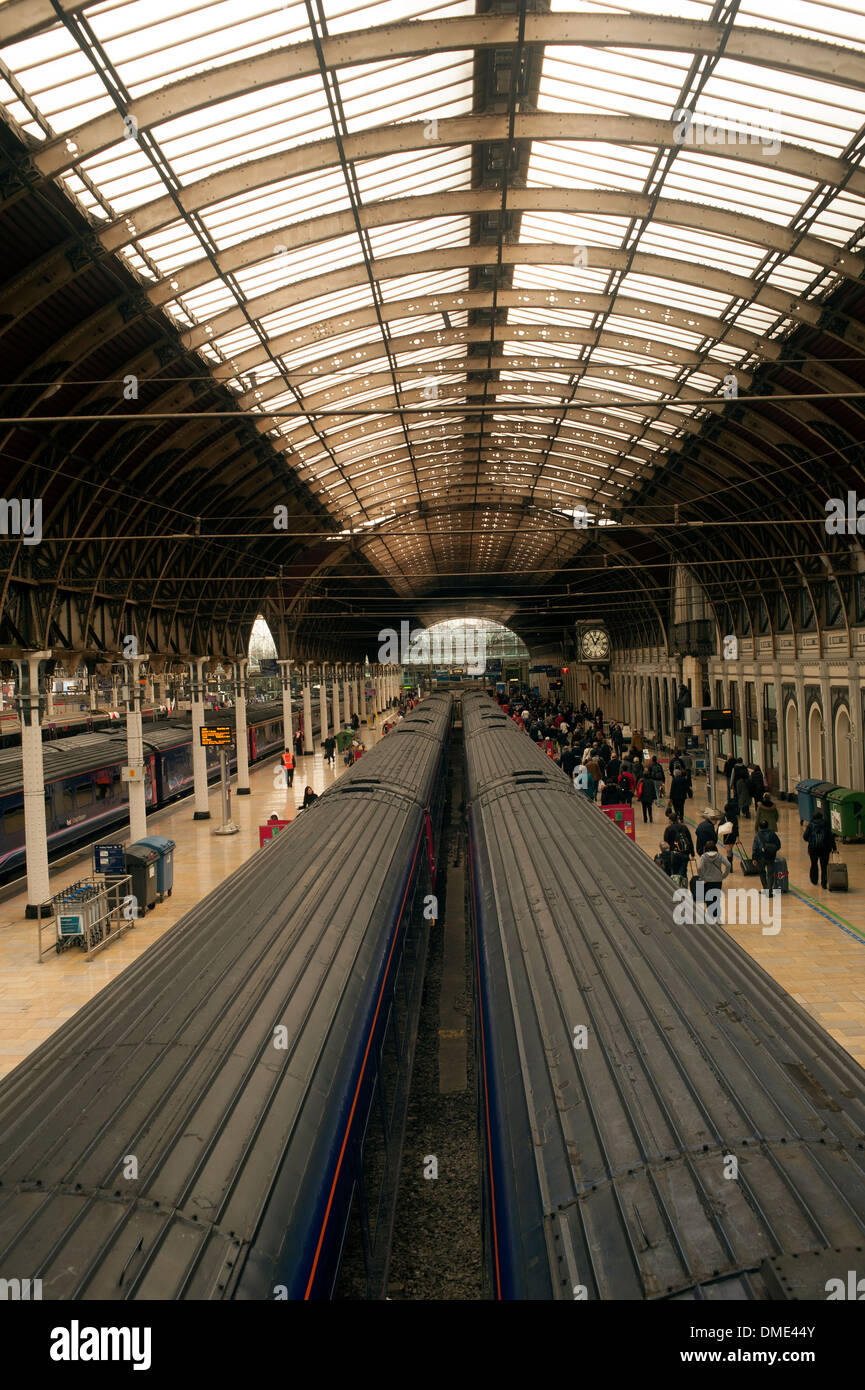 Paddington train station, West London, England, United Kingdom Stock