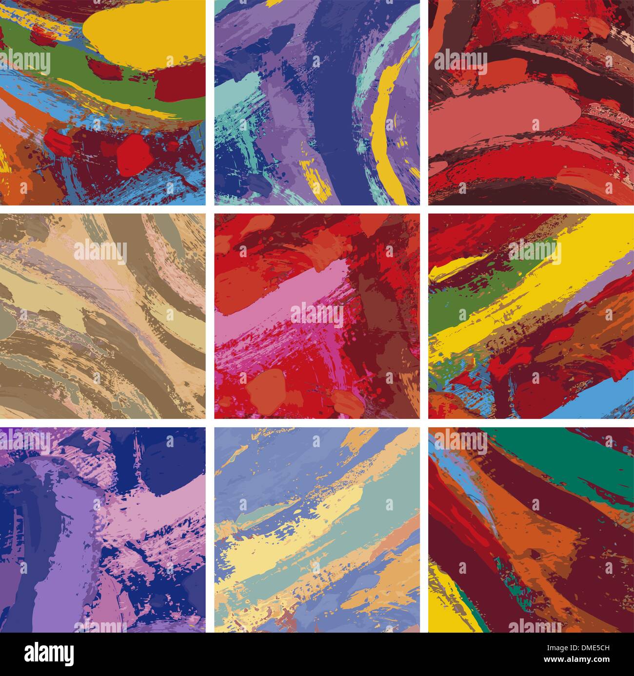 abstract painting background design set Stock Vector Image & Art Alamy