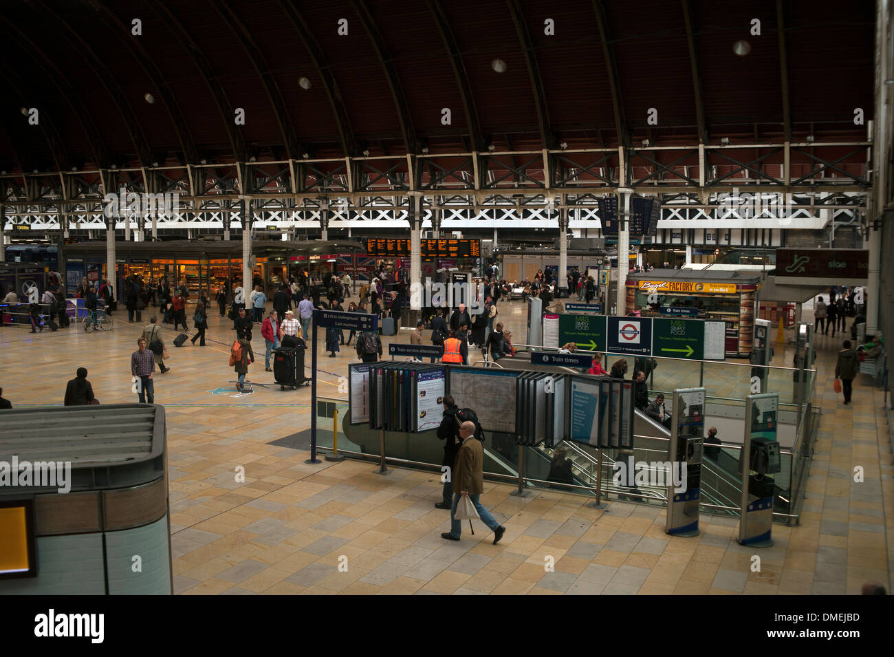 Paddington train station, West London, England, United Kingdom Stock