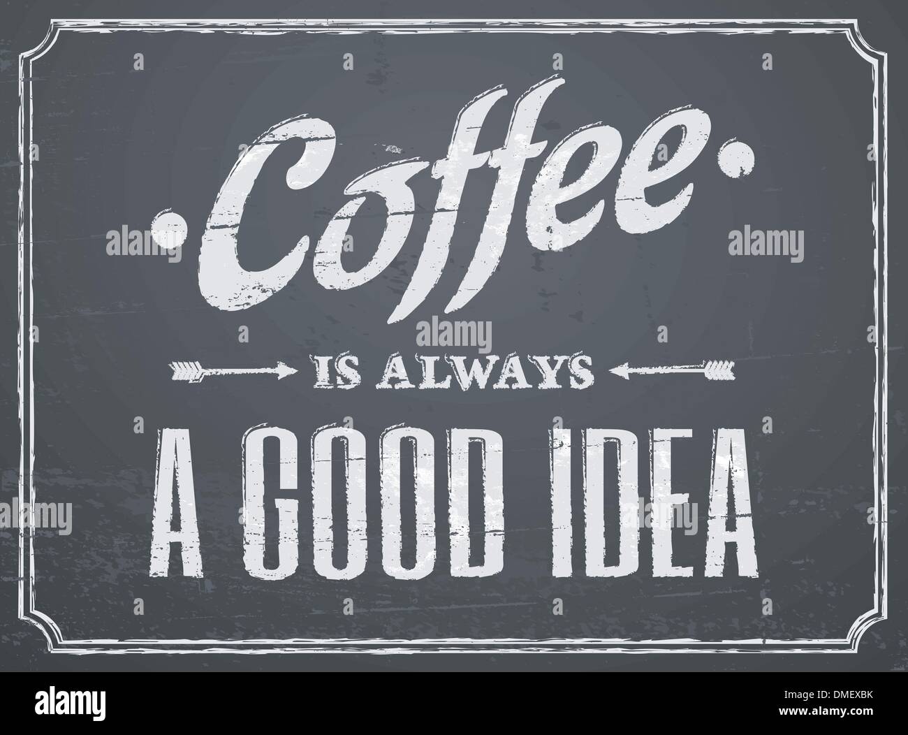 Chalkboard Coffee Design Stock Vector Image & Art Alamy