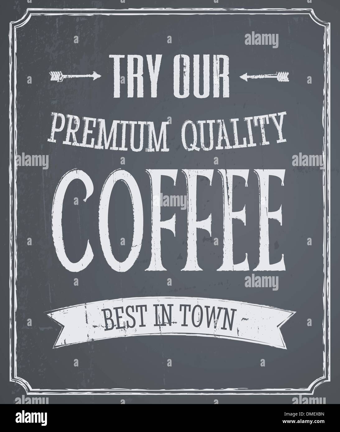 Chalkboard Coffee Design Stock Vector Image & Art Alamy