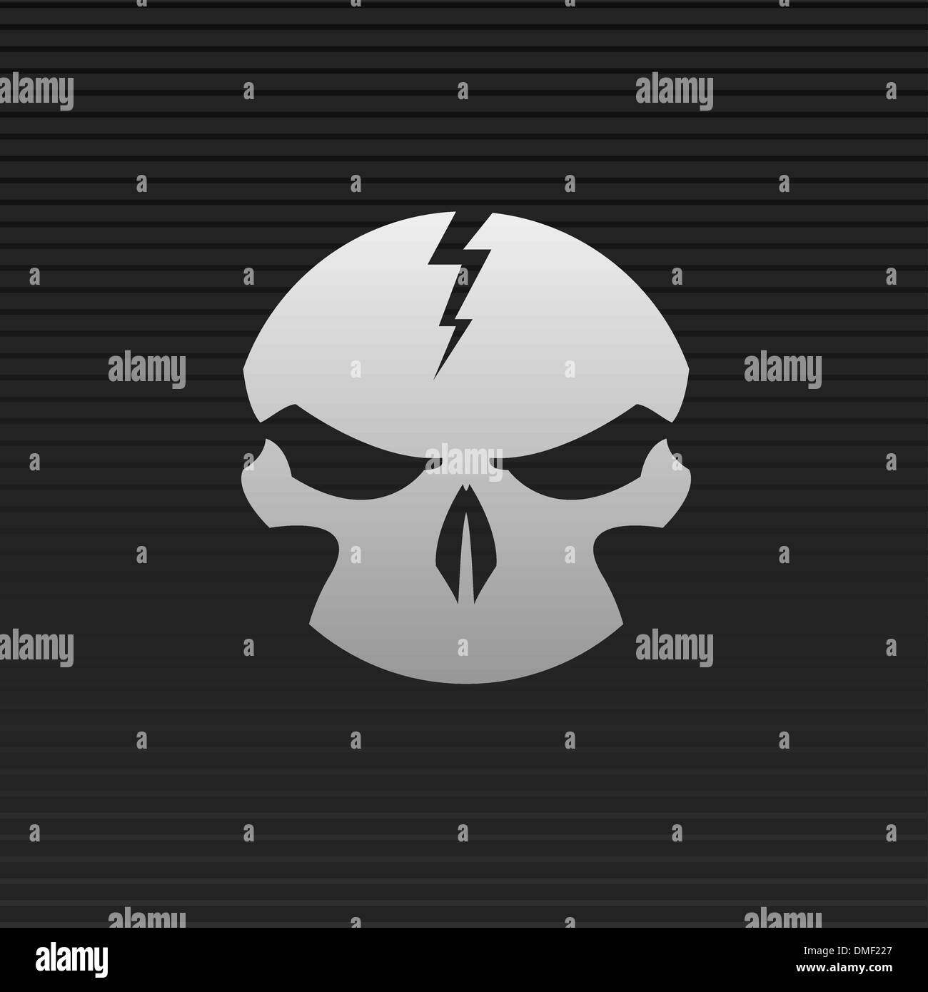 Vector illustration of skull Stock Vector Image & Art - Alamy