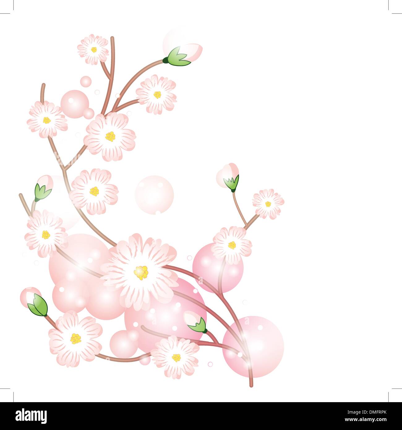 Beautiful Landscape Garden Blossoming Cut Out Stock Images & Pictures 