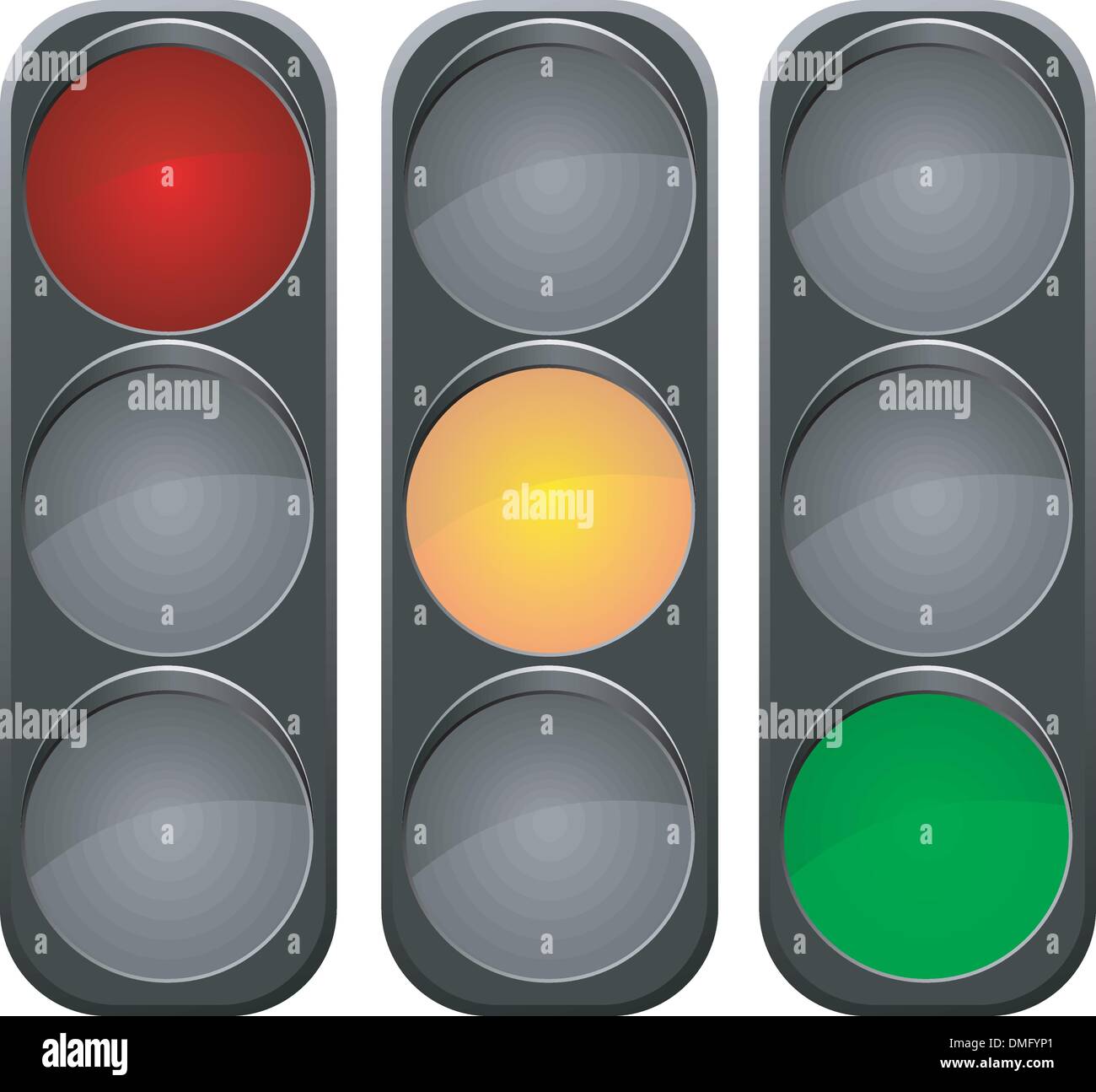 Vector image traffic light Stock Vector Image & Art - Alamy