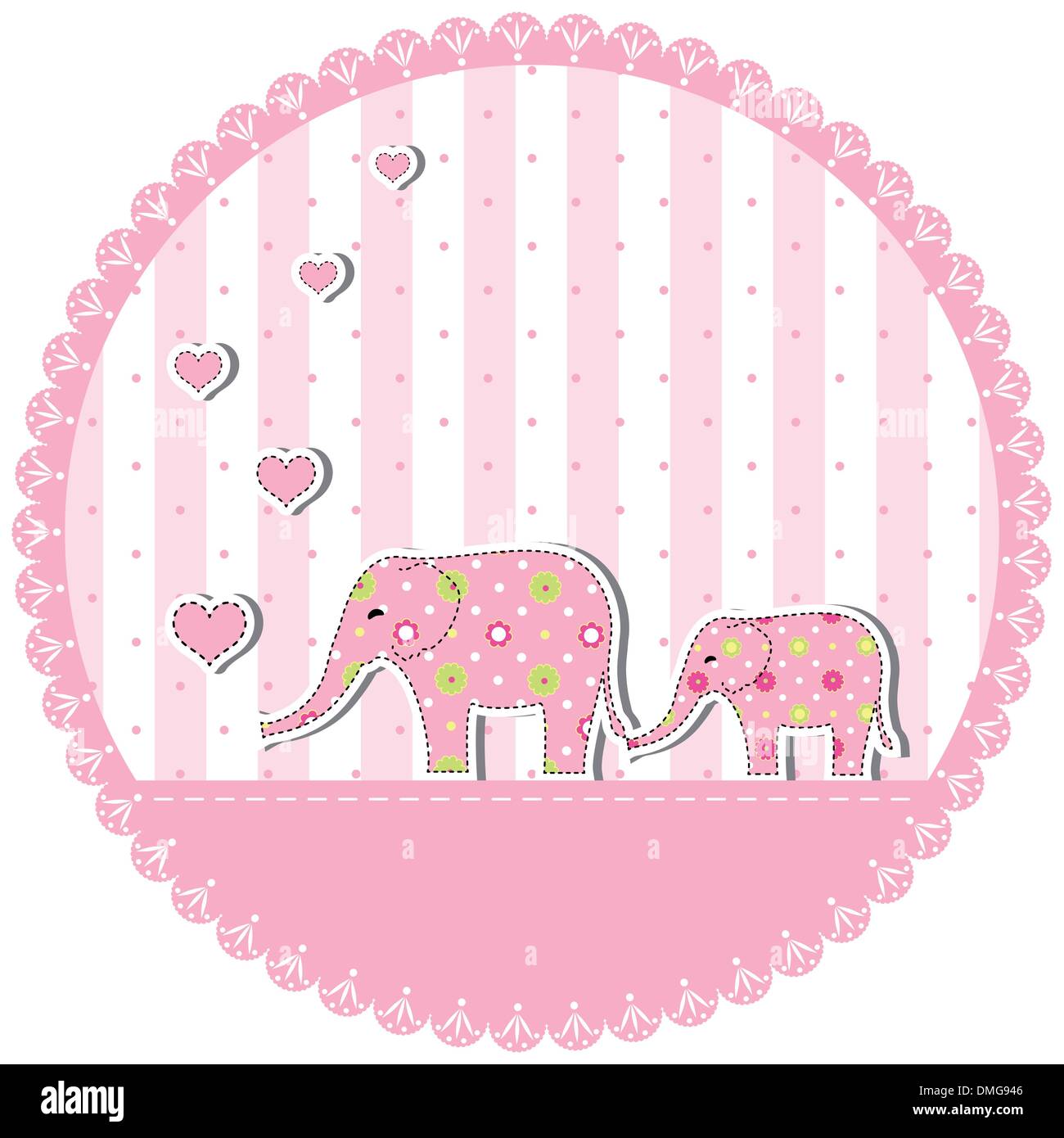 New baby shower invitation card Stock Vector Image & Art - Alamy