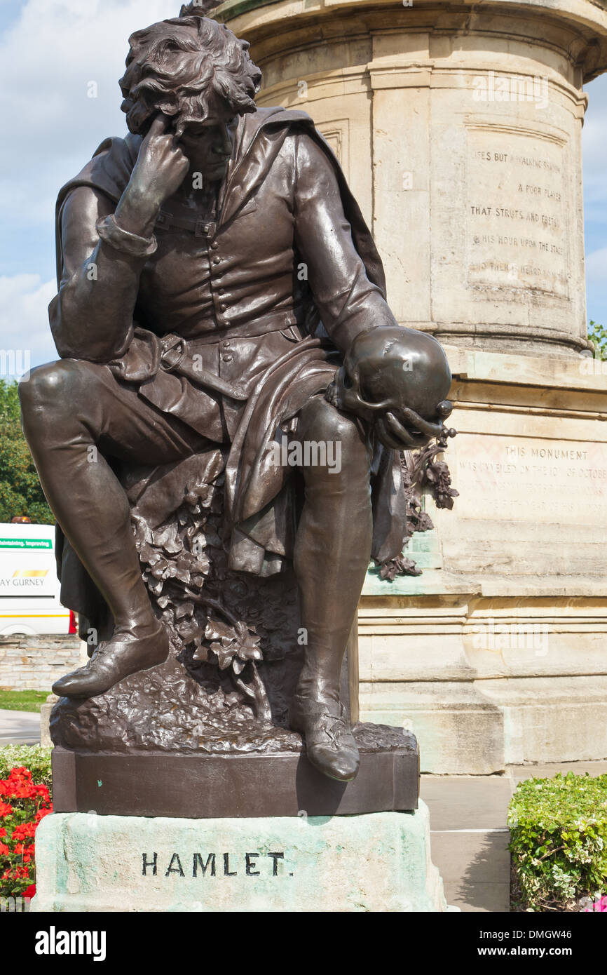 Statue of Hamlet Stock Photo