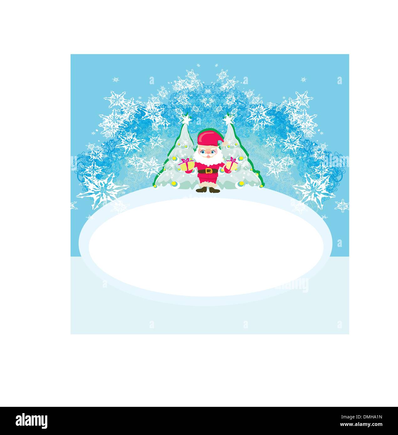 Illustration of funny santa claus Stock Vector Image & Art - Alamy