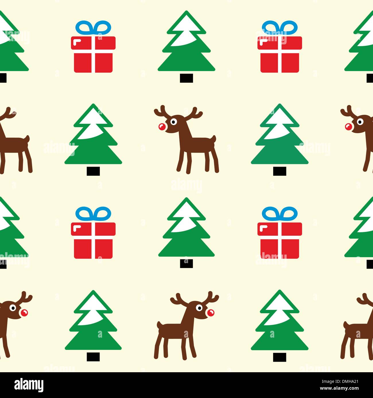 Christmas background - seamless pattern Stock Vector Image & Art - Alamy