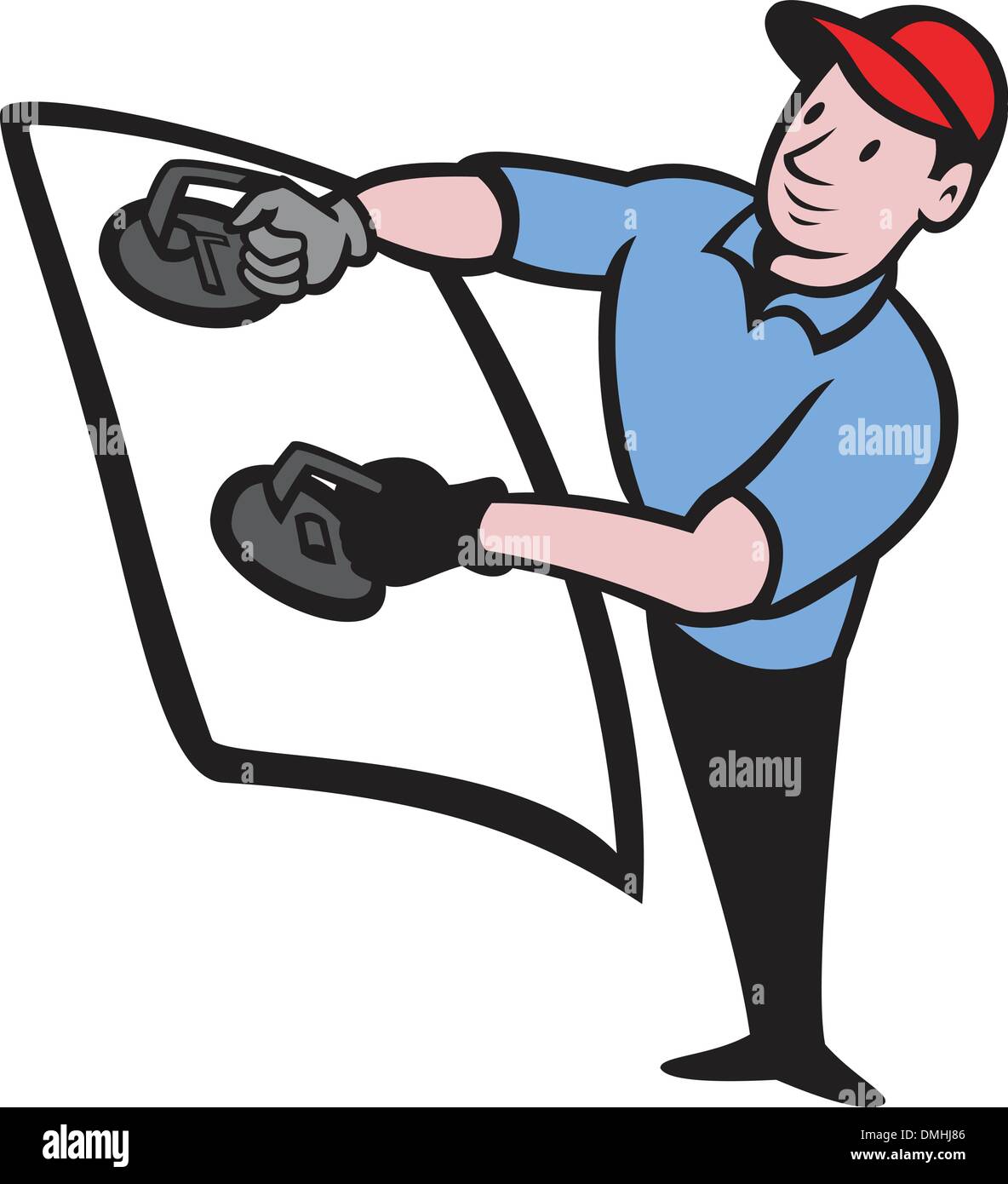 Automotive Glass Installer Stock Vector Image & Art Alamy