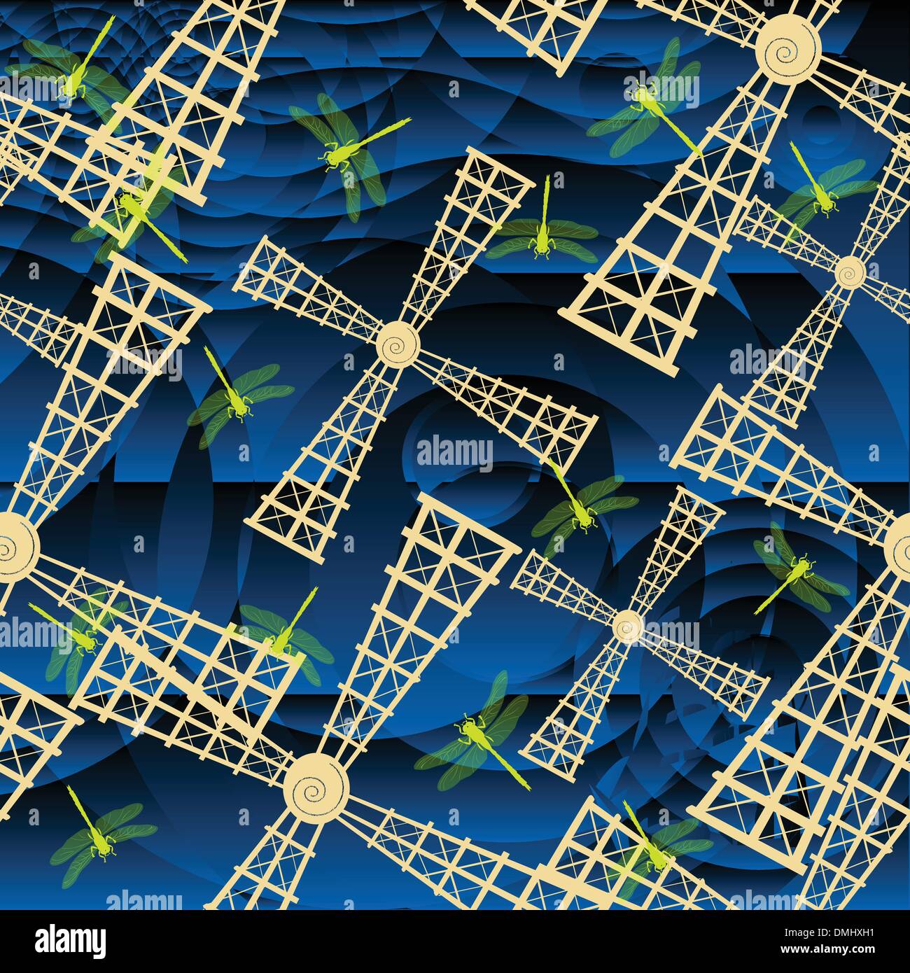 Windmill pattern seamless Stock Vector Images - Alamy