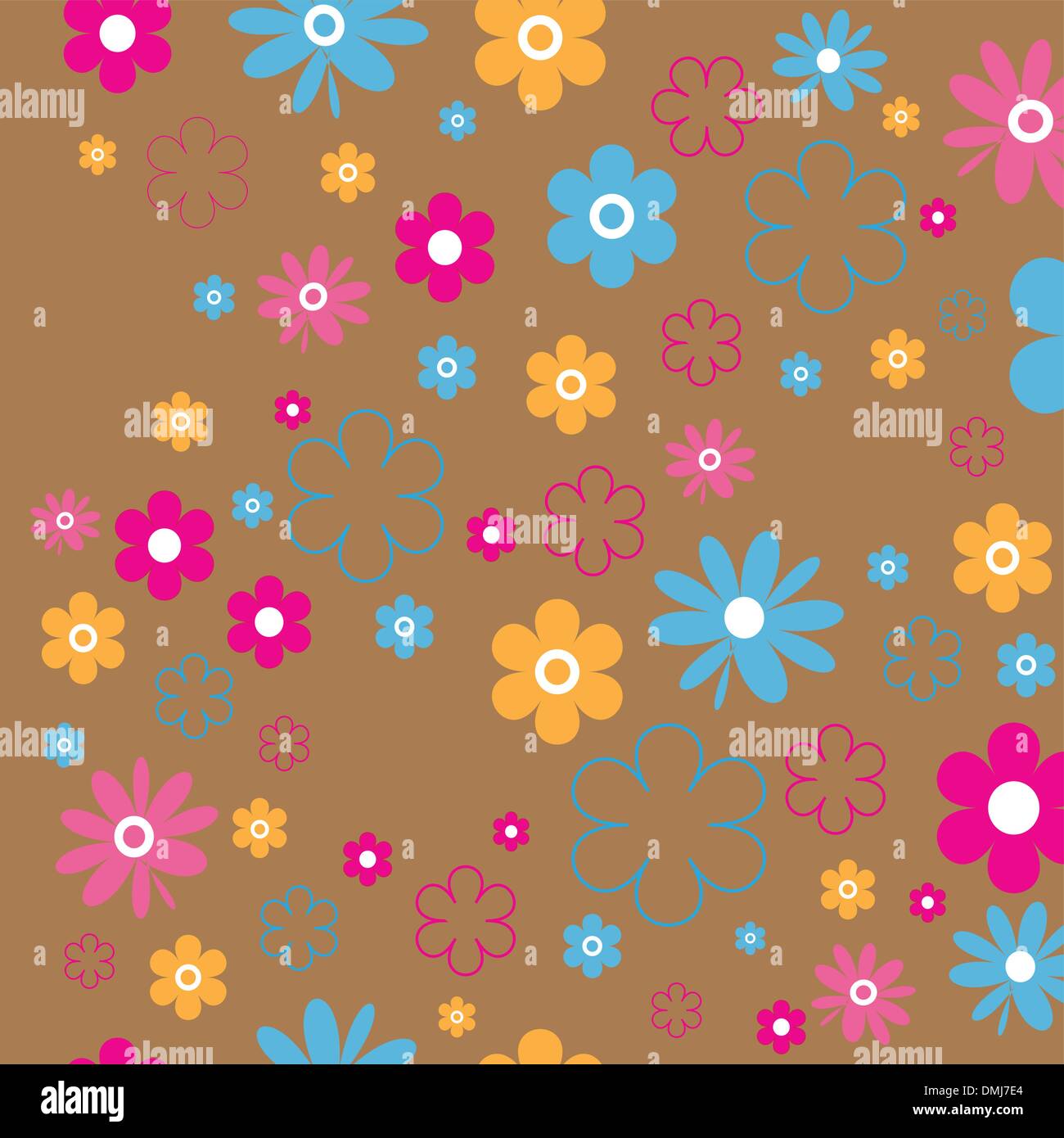Flower background. Seamless Stock Vector Image & Art - Alamy