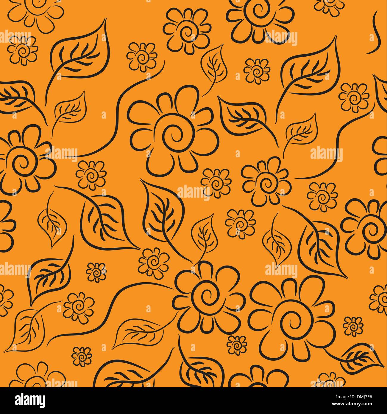 Flower background. Seamless Stock Vector Image & Art - Alamy