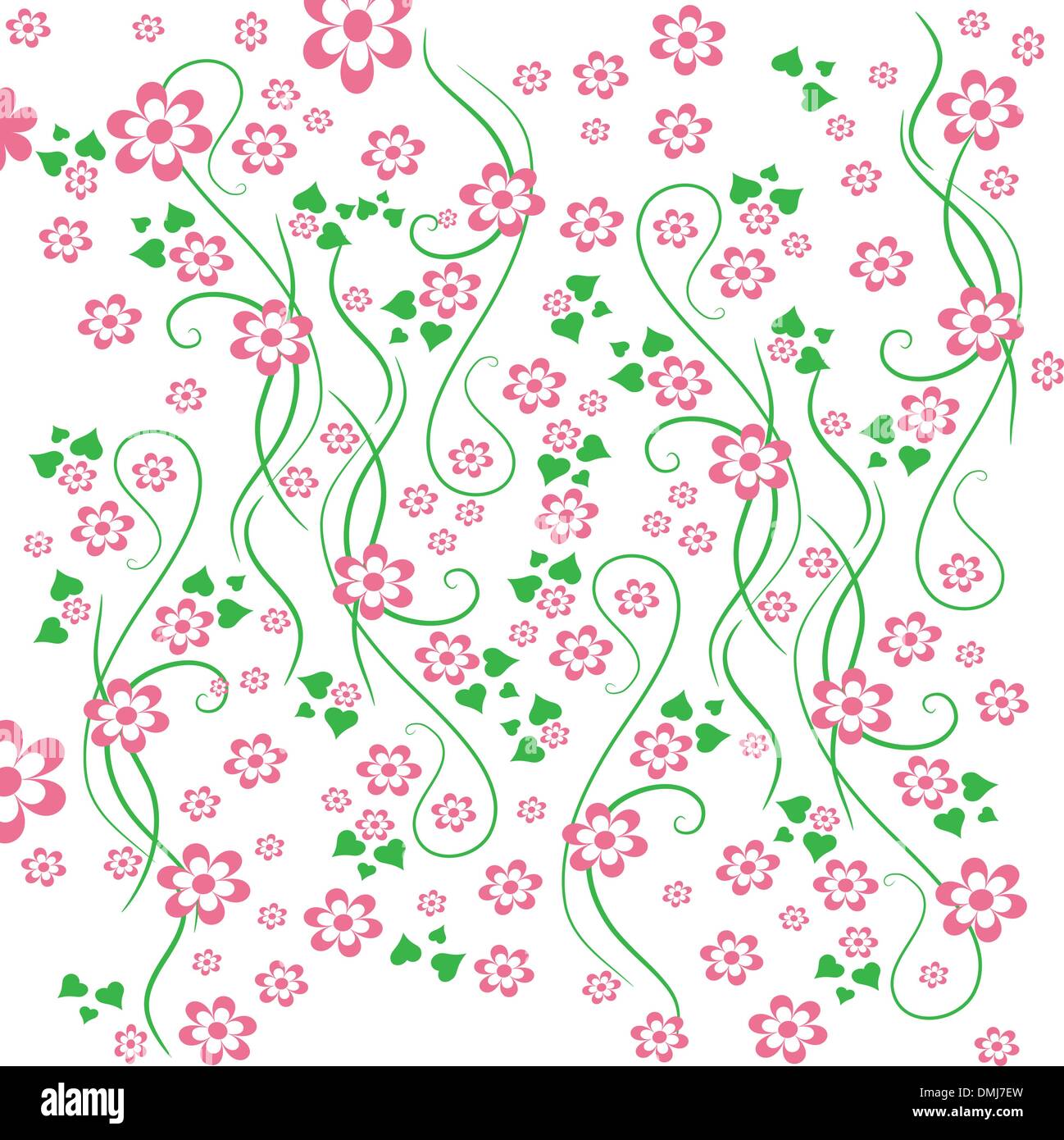 Flower background. Seamless Stock Vector Image & Art - Alamy