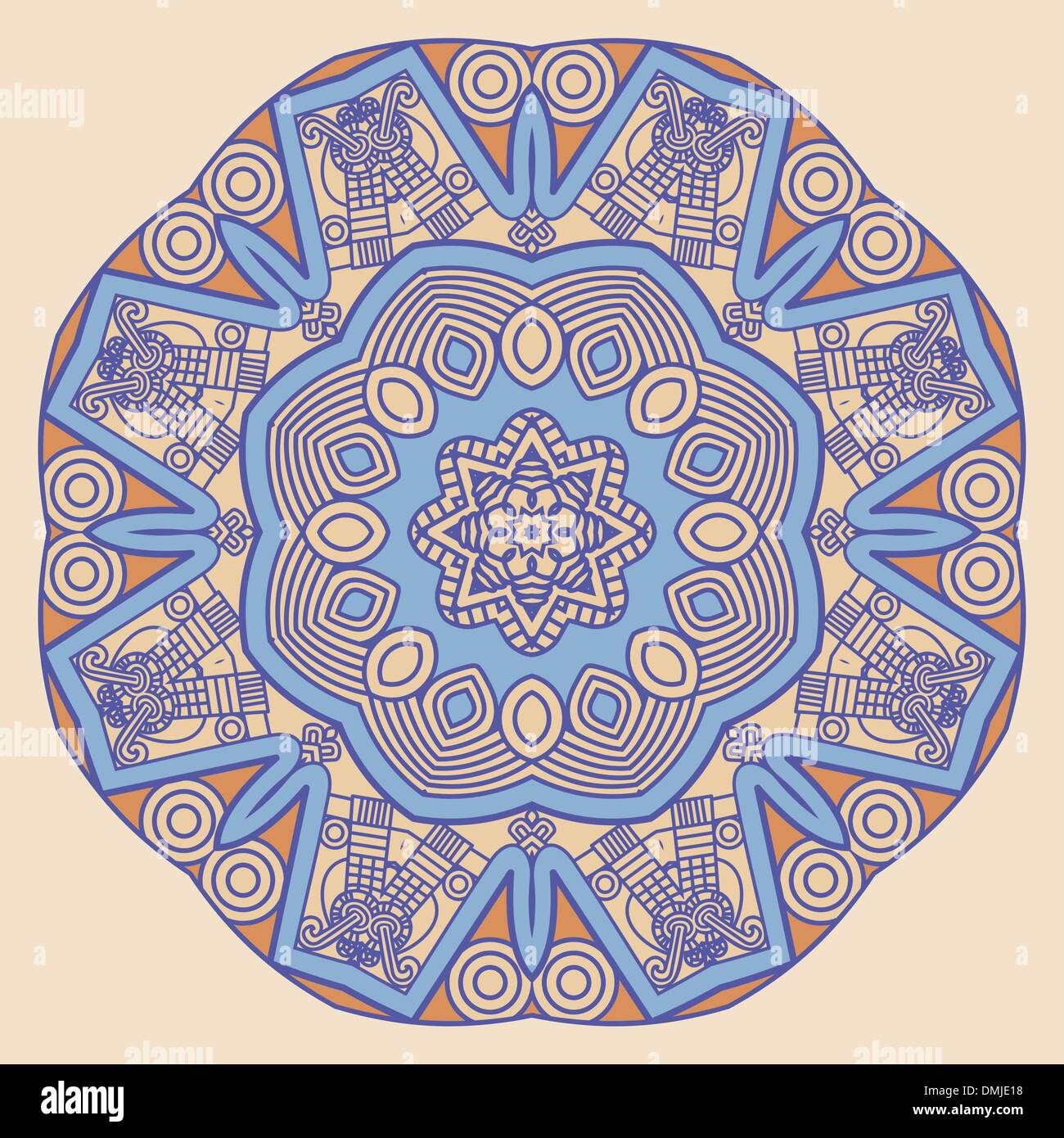 Vector round decorative design element Stock Vector Image & Art - Alamy