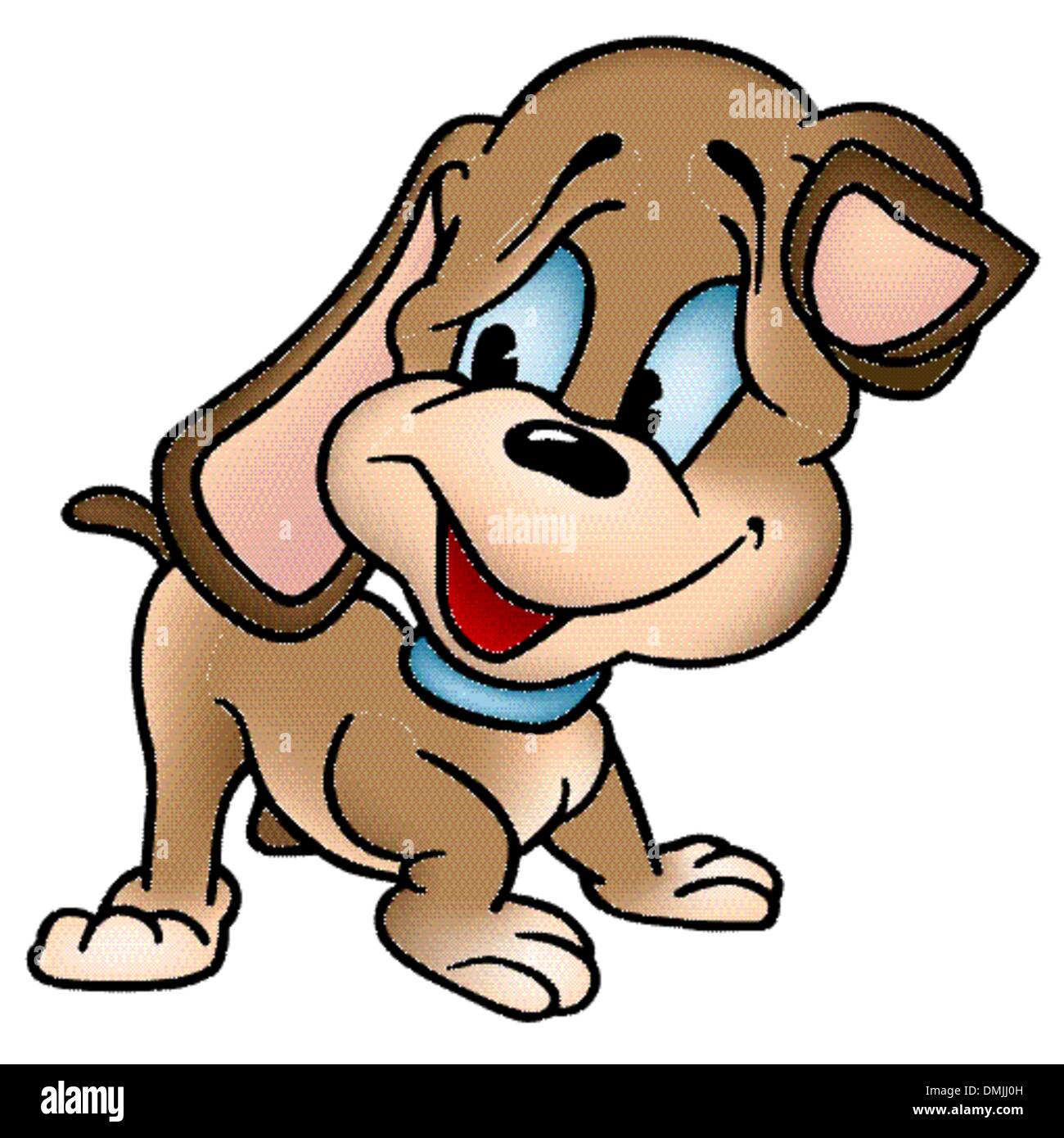 Brown dog cut out Stock Vector Images - Alamy
