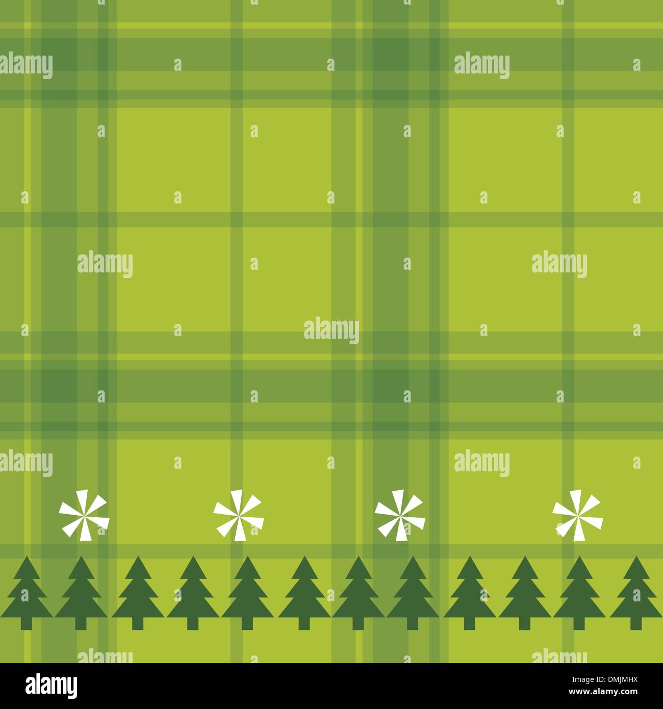 Christmas trees pattern Stock Vector Images - Alamy