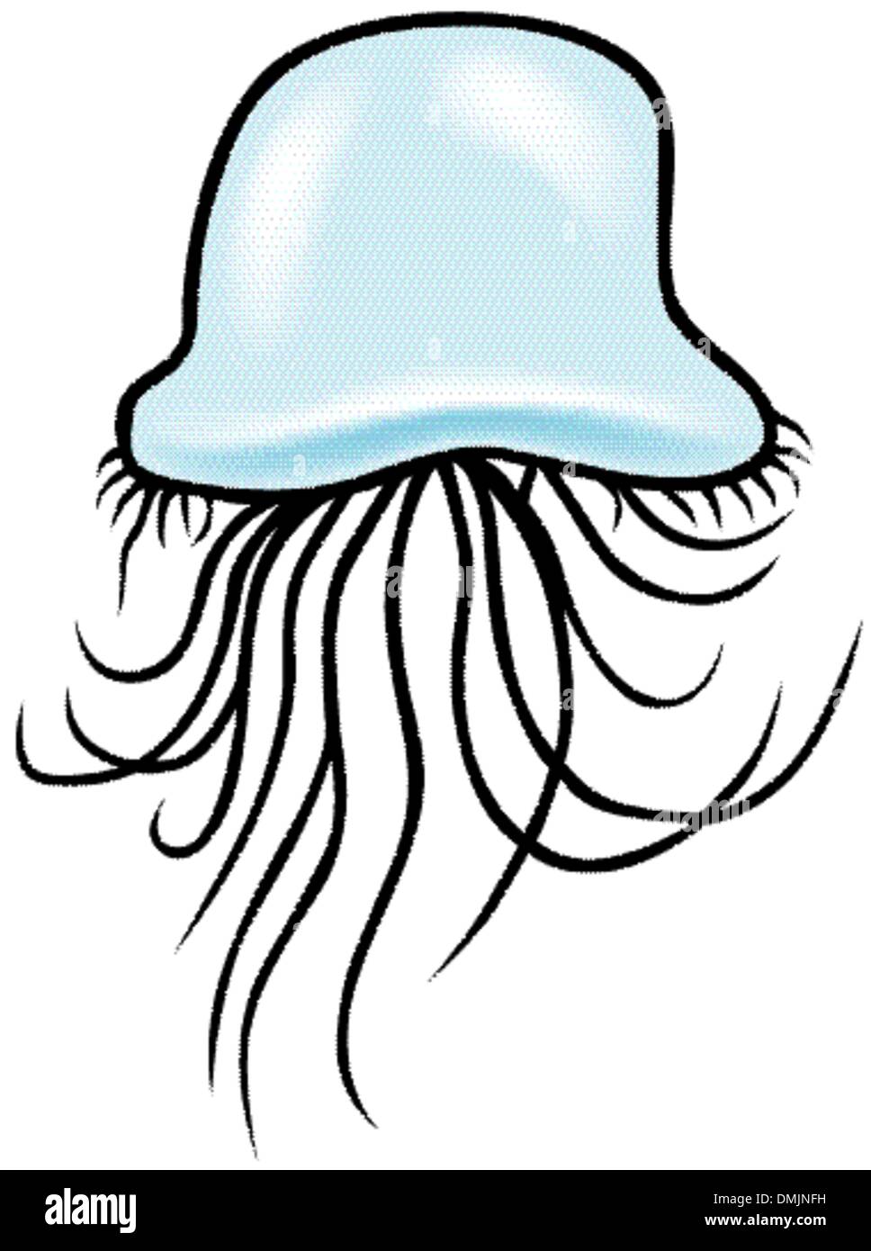 Jellyfish cut out Stock Vector Images - Alamy