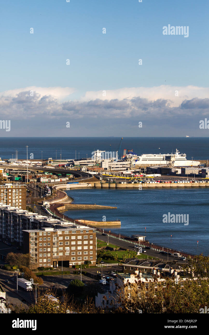 The Port of Dover Ferry Terminal, Kent, UK Stock Photo