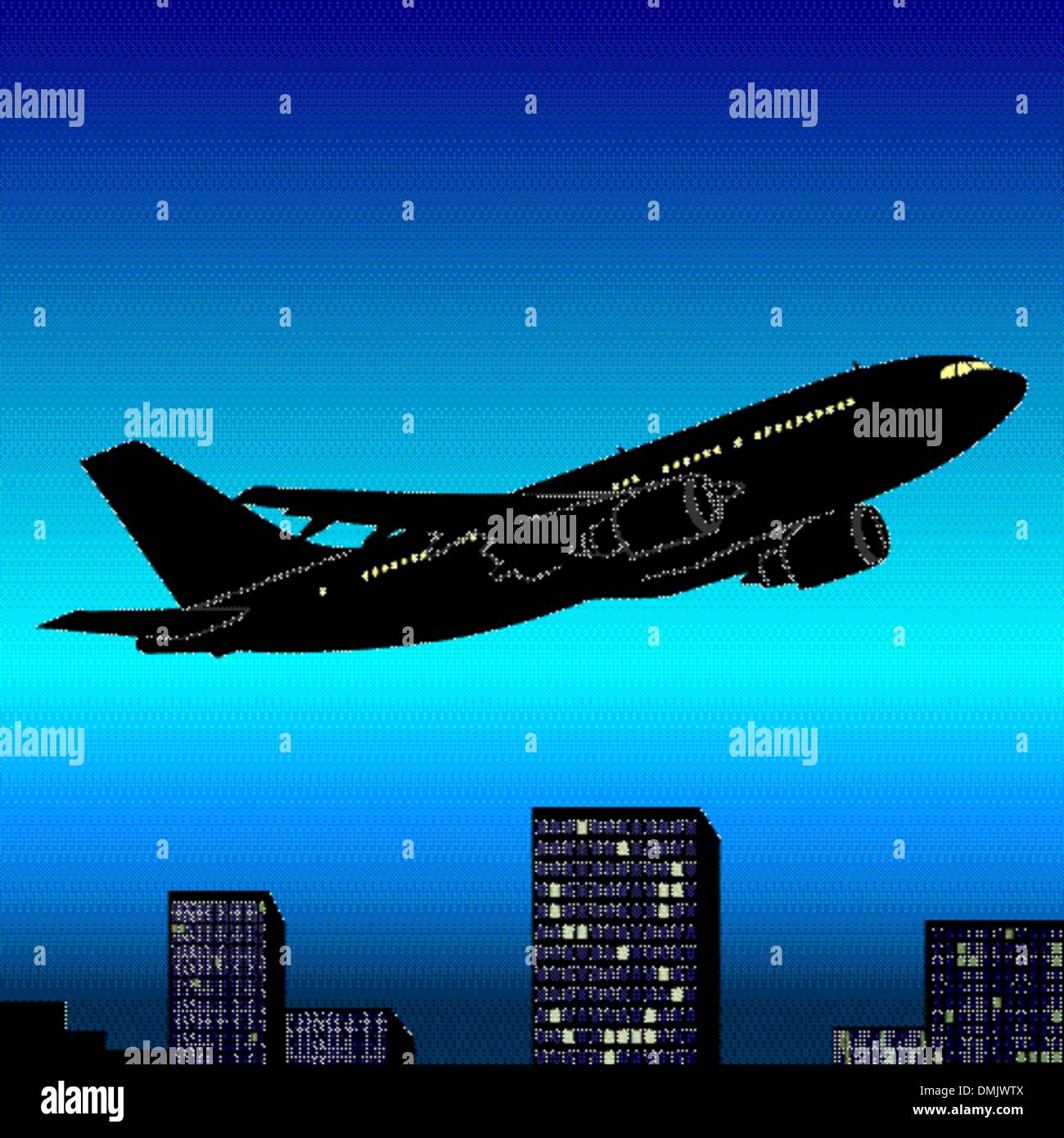 Jet plane clipart hi-res stock photography and images - Alamy