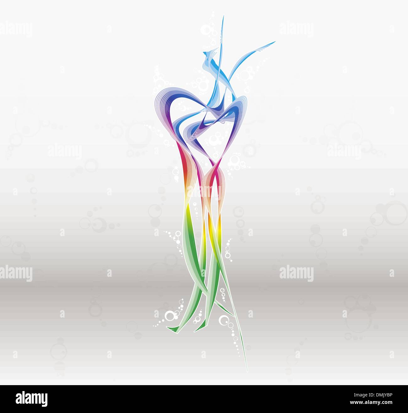 The white rainbow abstract Stock Vector Image & Art - Alamy