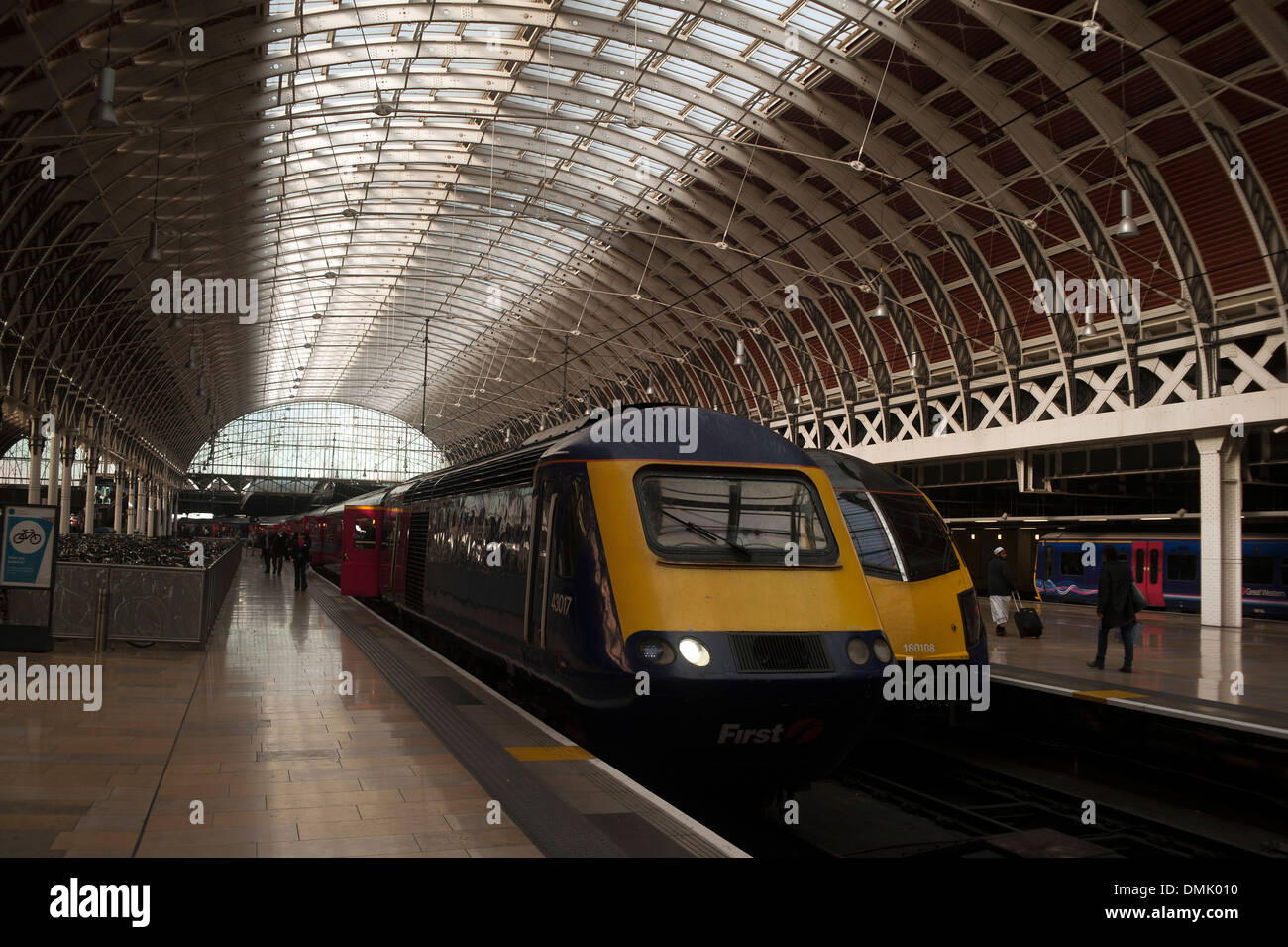 Paddington train station, West London, England, United Kingdom Stock