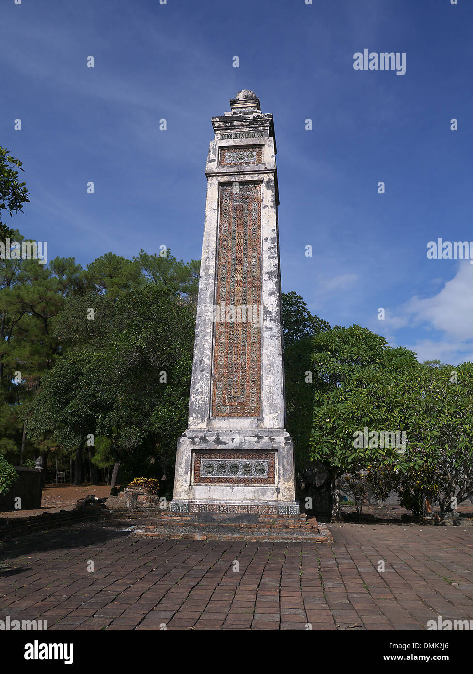 Tower at tomb of Tu Doc, Hue, Vietnam Stock Photo