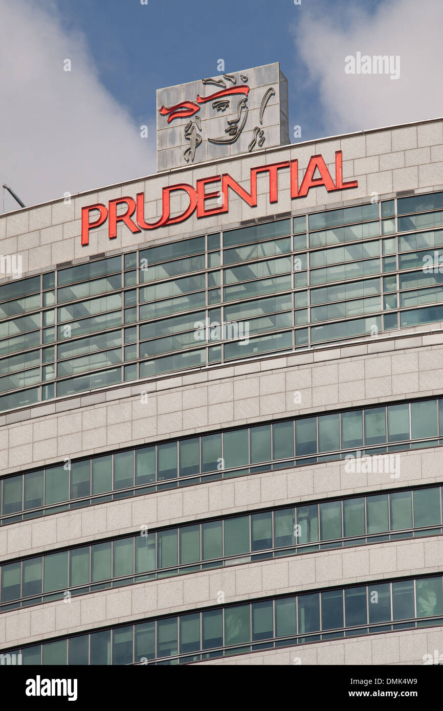 HEADQUARTERS OF THE BRITISH INSURANCE COMPANY PRUDENTIAL IN THE FINANCIAL DISTRICT, CENTRAL BUSINESS DISTRICT, SINGAPORE Stock Photo
