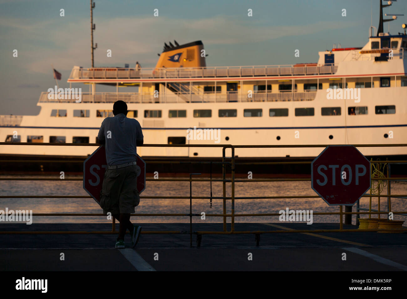 The Point Judith to Block Island ferry docks at the old harbor