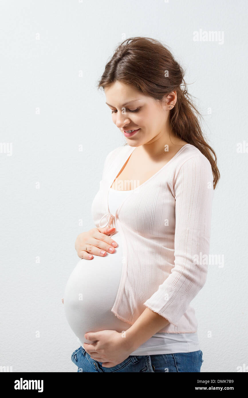 Pregnancy pregnant woman hi-res stock photography and images - Alamy