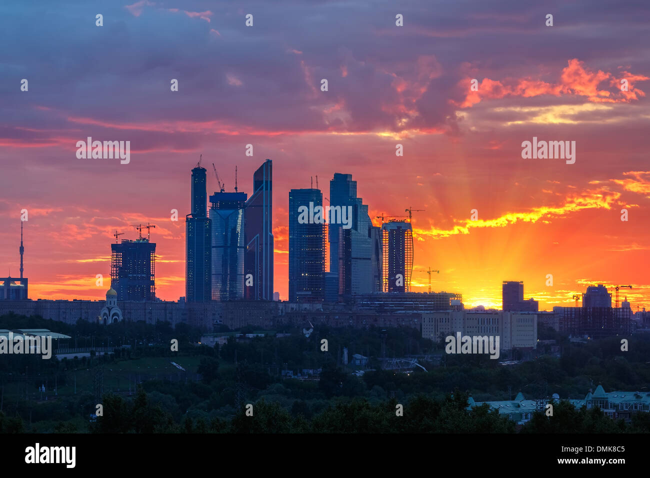 Moscow City Stock Photo