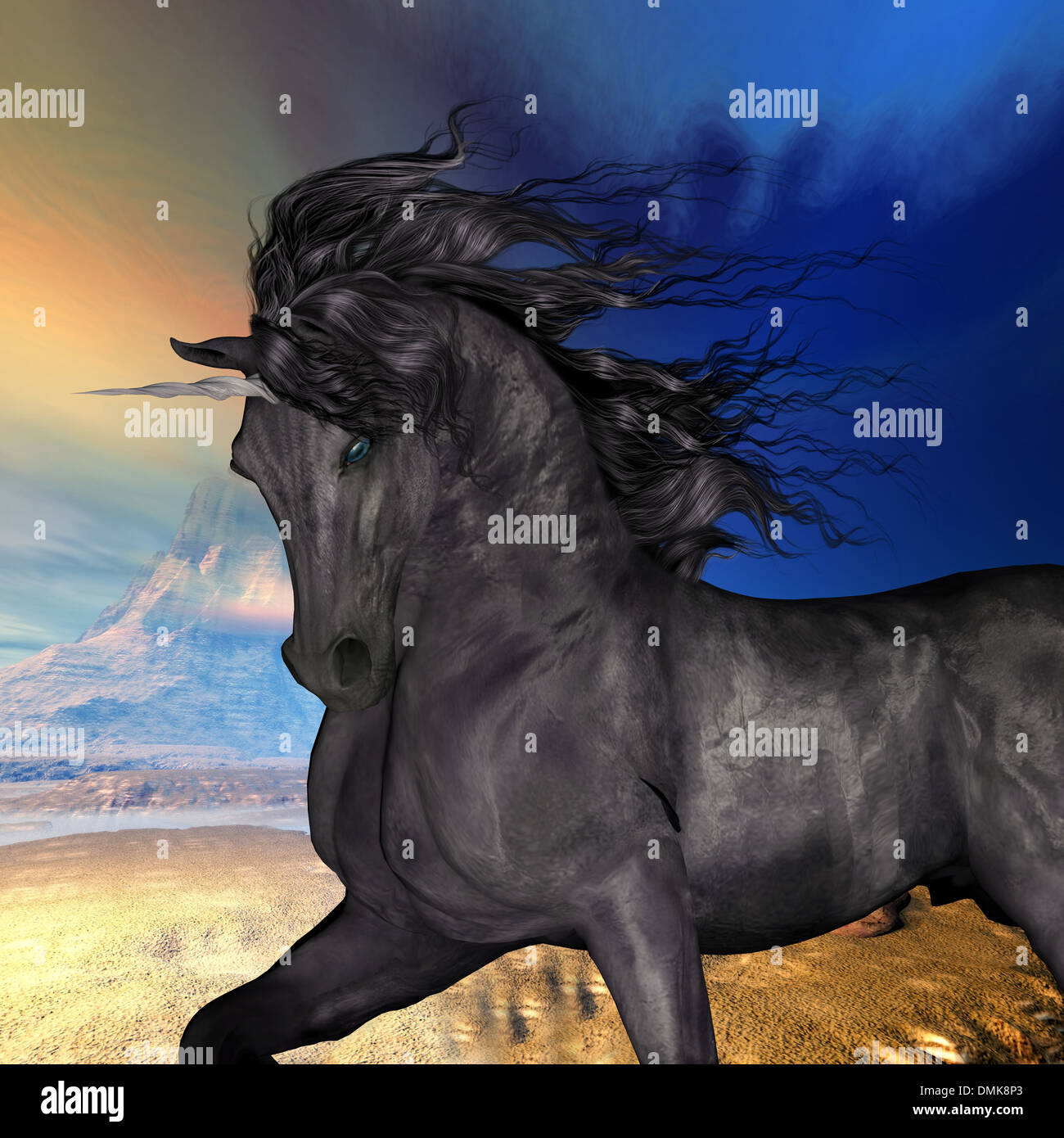 Black unicorn hires stock photography and images Alamy